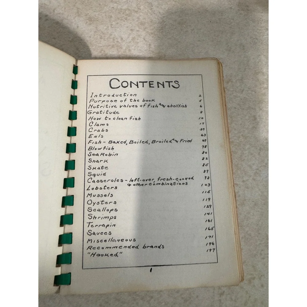 1953 From Sea to Skillet Seafood Cookbook Womens Surf Fishing Club NJ 1st Ed